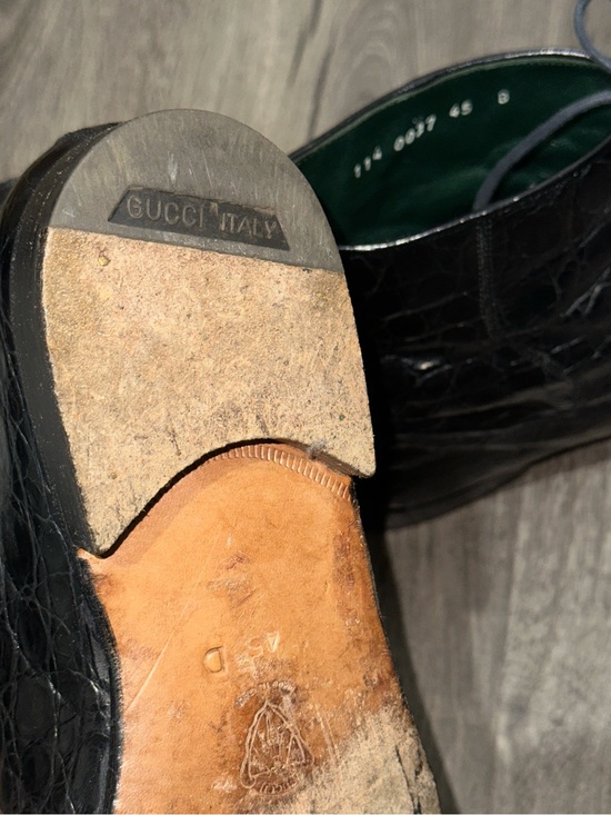 Gucci Made in Italy Vintage Crocodile Leather Boots